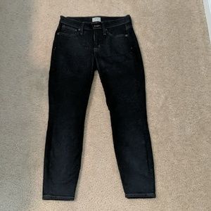 J Crew Classic rinse 8" toothpick jeans